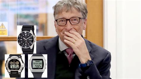 bill gates watch collection.